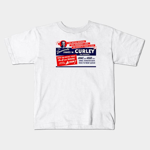 1934 James Michael Curley Kids T-Shirt by historicimage